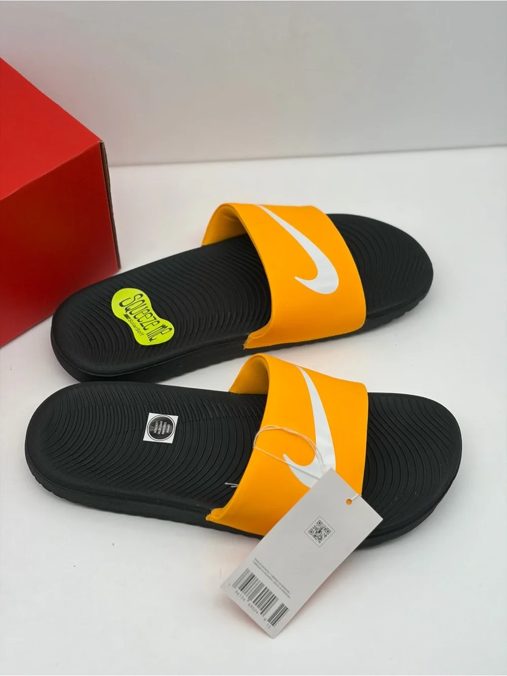 Nike  Slide Sandals LASER ORANGE/WHITE-BLACK